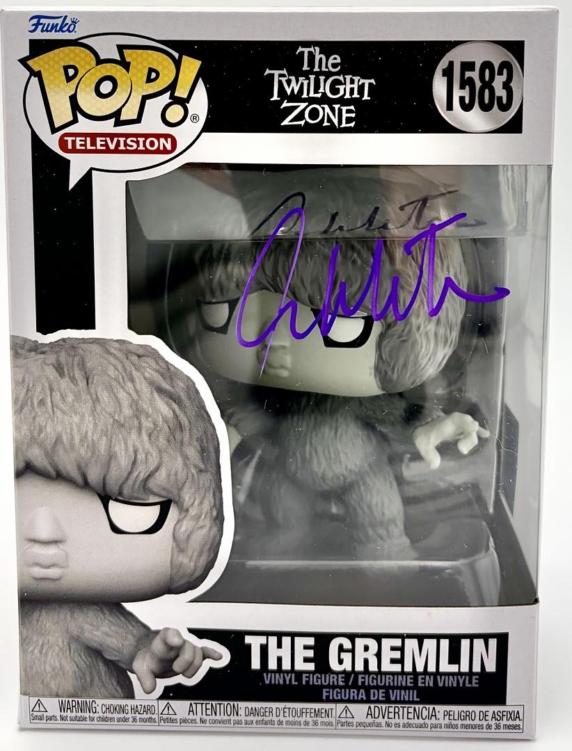 William Shatner Signed "Gremlin" Funko #1583 (Twilight Zone) - Official Pix COA **RARE**